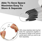 Measuring Cups & Spoons Set of 16, Wildone Stainless Steel Measuring Cups and - Image 6