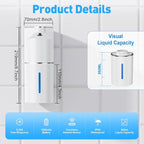 Fantictas Automatic Soap Dispenser, Touchless Hand Wall Mount Rechargeable 3 - Image 3