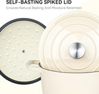 Miereirl 6 Quart Enameled Dutch Oven Pot - Image 5