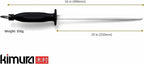Kimura Professional Ceramic Honing Rod, 10 inch Honing Steel, Ceramic Knife - Image 3