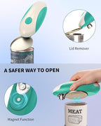 CIRCLE JOY Rechargeable Electric Can Opener, One-Touch Automatic Can Opening - Image 5