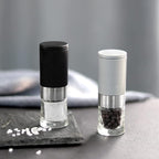 Mini Salt and Pepper Grinder Set, Small Tiny Adjustable Coarseness Ceramic Salt - Image 8
