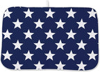 4th of July Dish Drying Mat 18 x 24 inch Independence Day Blue Stars Decorative by AEIOAE