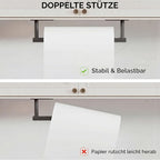 Black Paper Towel Holder Under Cabinet, Self Adhesive or Wall Mounted SUS304 - Image 5