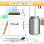 3 Pcs Tea Coffee Sugar Canisters, Food Storage - Image 3