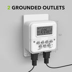 BN-LINK Indoor Digital Light Timer, 7 Day Programmable Plug - Image 5
