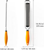 Deiss PRO Lemon Zester & Heavy Duty Cheese Grater & Vegetable Grater - Image 2