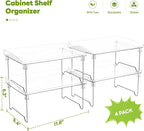 STARLATTA Acrylic Cabinet Organizer Shelf, Spice Rack, Countertop Organizers - Image 2