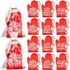 LemonRoad 12 Sets Christmas Whisk Baking Gift Set, Exquisite, Red by Unknown