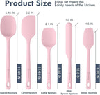 ChefAide 5 Pieces Silicone Spatula Set, Food Grade Rubber Spatula, Upgrade - Image 2