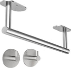 Paper Towel Holder Under Cabinet, Self Adhesive or Wall Mounted SUS304 by WZKALY