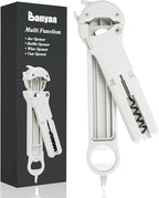7 in 1 Jar Opener Bottle Opener and Wine Opener by Banyaa