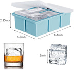 Large Ice Cube Tray for Whiskey: FDDBI Silicone Ice Cube Trays - Image 5