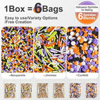 Halloween Sprinkles for Baking, Halloween Jimmies Nonpareils Confetti, 180g - Image 3
