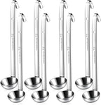 8 PCS Stainless Steel Ladle Soup Handle Ladle by LiveNaturallyLiveBarafat