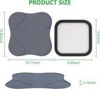 2Pcs Silicone Heat Resistant Mat & Splatter Shield, Foldable Silicone Mat and - Image 2