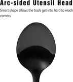 304 Stainless Steel Cooking Spoon, 14 Inch Solid Basting Spoon - Image 3