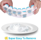 Silicone Ice Cube Tray, Jrisbo 4 Pack Easy-Release & Flexible 14-Ice Cube Trays - Image 2