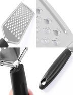 1Pack Stainless Steel Cheese Grater, Handheld Cheese Grater, Ergonomic - Image 3