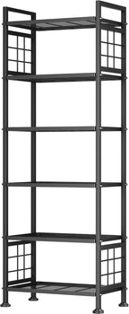 GIOTORENT 6-Wire Garage Shelving Storage Shelves, Metal Shelving Unit Pantry by GIOTORENT