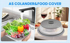 Microwave Cover for Food and Silicone Mat Collapsible Microwave Splatter Cover - Image 2