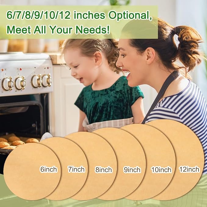 BOYAN 7 Inch Parchment Paper Rounds, Hamburger Patty Paper/Burger Press Paper - Image 8