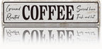Coffee Signs for Coffees Corner Decor, Ground Roasted Coffee Served Here Sign by Unknown