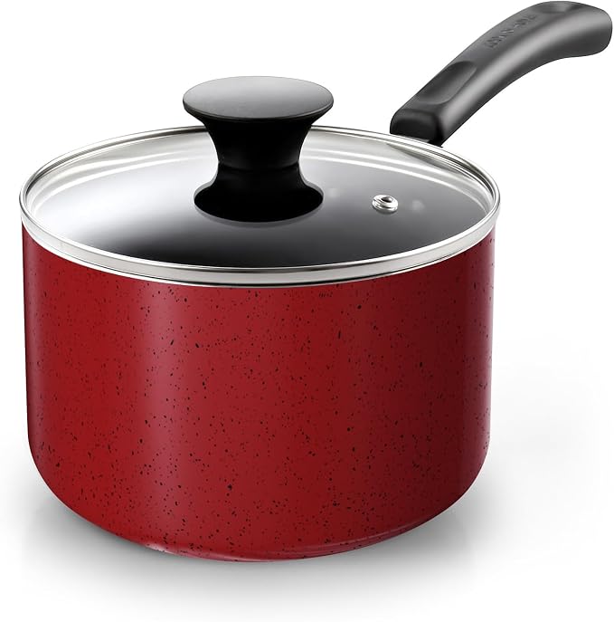 Cook N Home Non Stick Sauce Pan, 2 Quarts Saucepan by CookNHome
