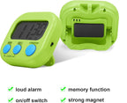 Weewooday 4 Pcs Large Classroom Timers Stopwatch Magnetic Kitchen Digital Timer - Image 3