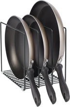 mDesign Steel Storage Tray Organizer Rack - Image 6