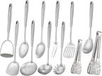 18/10 Stainless Steel Kitchen Utensils Set by Standcn