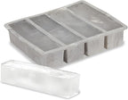 Host Ice Cube Tray, Makes Four 5-Inch Long Cubes, Durable Silicone Trays - Image 6