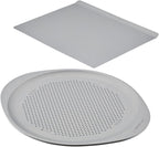 Farberware GoldenBake Nonstick Baking Sheet and Pizza Crisper Pan Set, 2 Piece by Farberware