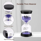 Sand Timer, Sand Timers Colorful 1/3/5/10/15/30 Minutes Sandglass Timer - Image 4