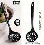 Large Plastic Serving Spoons, Disposable Heavy Duty Serving Spoons, Long Handle - Image 2