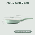 SENSARTE Nonstick Ceramic Frying Pan 11-Inch, Healthy Non Toxic Skillet - Image 7