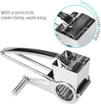 Stainless Steel Single Drum Rotary Cheese Grater, Mozzerella, Vegetables and - Image 5