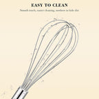 NileHome Stainless Steel Whisk 10" Kitchen Whisk Wisking Tool Kitchen Wisk Wire - Image 5