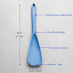 Cooking Spoon for Nonstick Cookwares, VOVOLY Silicone Spoon for Mixing - Image 2