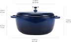 Amazon Basics Enameled Cast Iron Dutch Oven Pot - Image 4