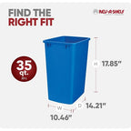 Rev-A-Shelf Polymer Replacement 35 Quart Trash Bin Recycle Waste Garbage - Image 3