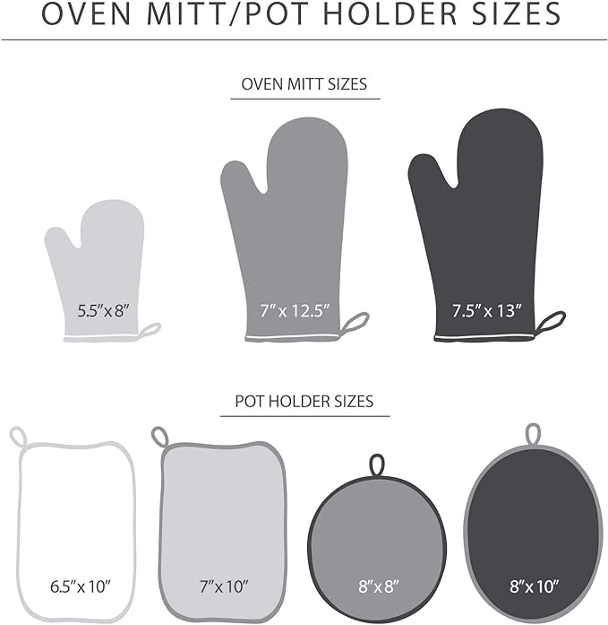 KitchenAid Asteroid Pot Holder 2-Pack Set, Charcoal Grey - Image 6