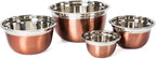 Stainless Steel Mixing Bowls-4 Pc set- Stackable Nesting Bowls - Image 8