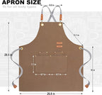BeLuyi chef apron bib tool apron - Image 2