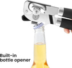 Manual Can Opener with Magnet Lid Lifter, Heavy Duty Handheld Tin Opener and - Image 4