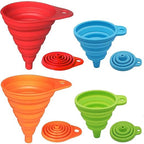 KongNai Kitchen Funnel Set 4 Pack, Small and Large, Kitchen Gadgets Accessories by KongNai