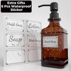GLADPURE Soap Dispenser 2 Pack, Hand Soap Dispensers - Image 4