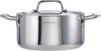 Tramontina Utsava Tri-Ply Clad Stainless Steel 3.25-Quart Casserole - Image 6