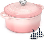 Umite Chef 5QT Enameled Cast Iron Dutch Oven Pot by UmiteChef