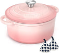 Umite Chef Enameled Cast Iron Dutch Oven-7QT Pot by UmiteChef